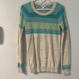 Gray/Green/Blue Sweater